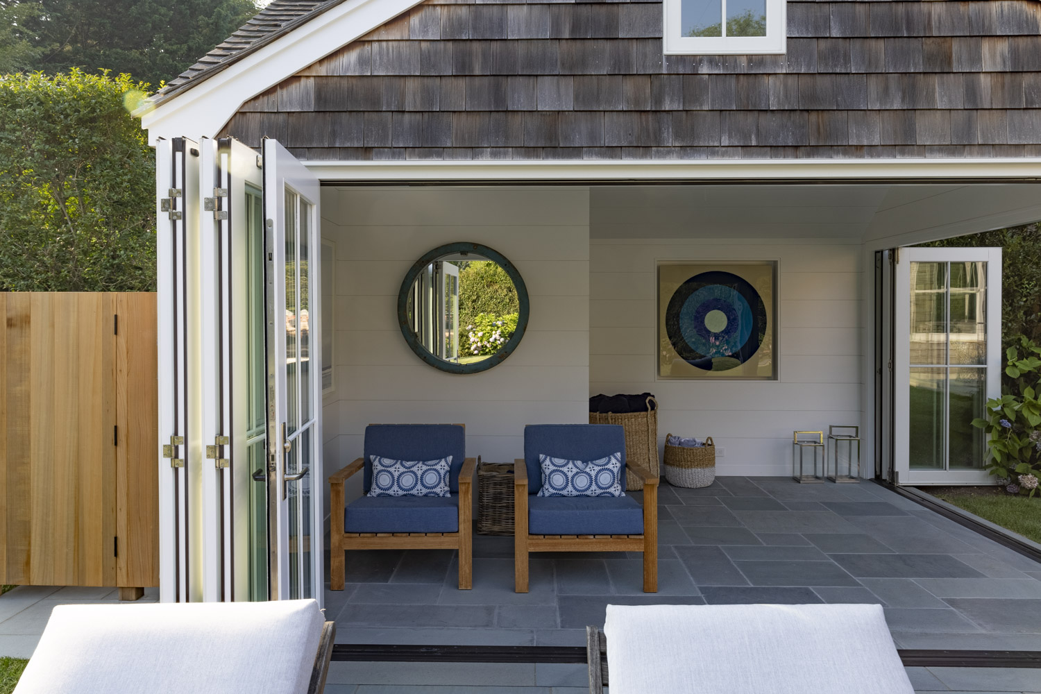 Photo of construction by Ronald Webb Builder.